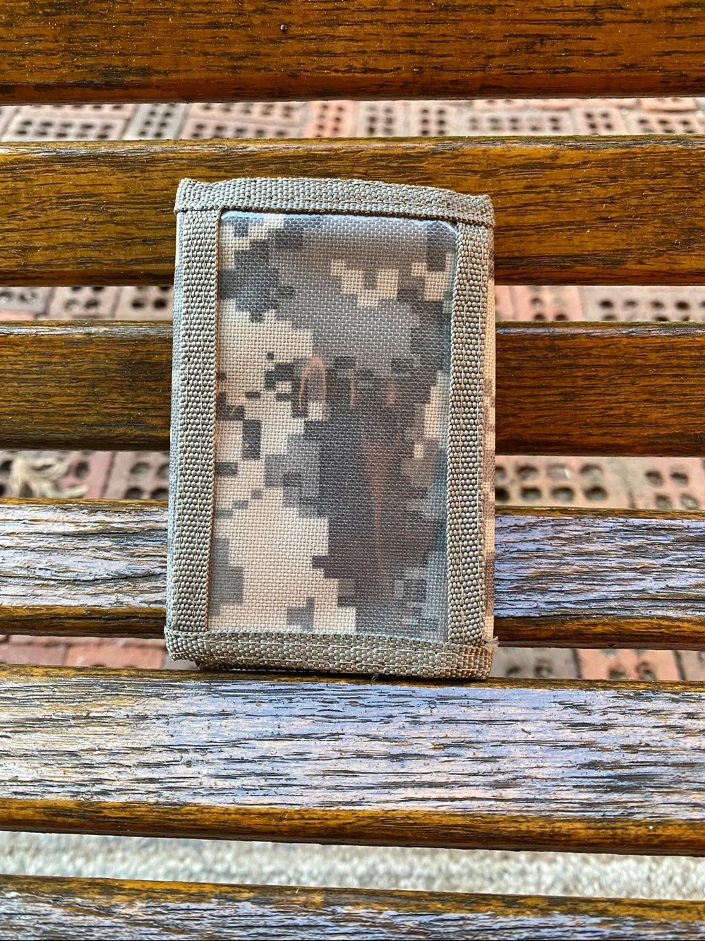 National Guard Digicamo trifold tactical nylon wallet